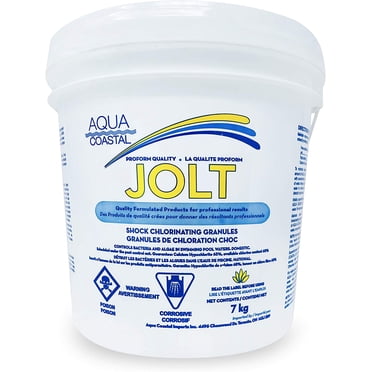 Granules de Chloration Premium pour Piscine (Chlore Disponible à 65 %) (7 kg / 15 Lb)