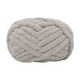 thumbnail image 1 of Luzkey Chunky Wool Yarn Jumbo Yarn Washable Hand Knitting DIY Weight Yarn Bulky Yarn for Tapestry Bed Fence Throw Rug Making Light Gray, 1 of 8
