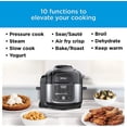 thumbnail image 2 of Ninja OS301 Foodi 10-in-1 Pressure Cooker and Air Fryer with Nesting Broil Rack, 6.5 Quart, Stainless Steel, 2 of 4
