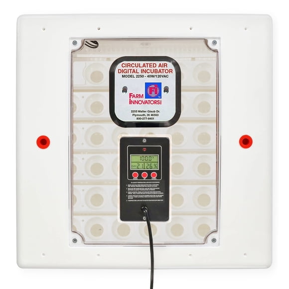 Farm Innovators 40W Digital Circulated Air Incubator for Up to 48 Eggs