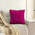 thumbnail image 3 of Yhmxh Pillow Covers Throw Pillow Covers Pillow Protector Weaving Snowflake Velvet Solid Color Pillow Office Sofa Lumbar Support Pillow Bedside Support Pillowcase Cushion Cushion Cover, 3 of 7