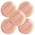 thumbnail image 3 of SHISUYAN 5pcs Mini Flocking Makeup Powder Puffs Body Powder Puffs Women Makeup Supplies, 3 of 9