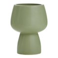 thumbnail image 1 of S SERENABLE Ceramic Plant Pot Flower Vase Container Indoor Outdoor Plants Modern Planter Green, 1 of 1
