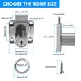thumbnail image 4 of SDTC Tech Drawer Lock with Keys and Matching Screws for Cabinet / Wardrobe / Cupboard / Office Desk etc. (Cylinder Cam Length 22 mm), 4 of 5