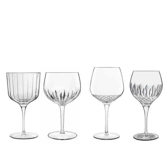 De fabrication Italienne, Luigi Bormioli Verre de Gin Assortis (lot de 4)