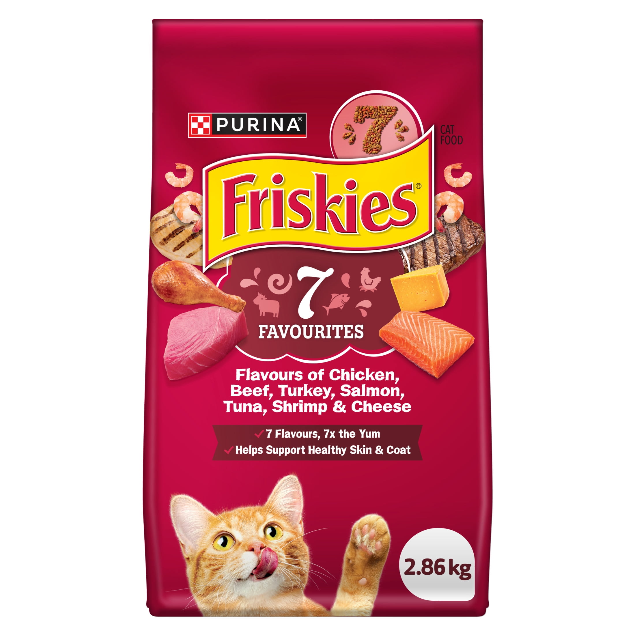 Friskies 7 Nourriture Sèche pour Chats 1.4kg