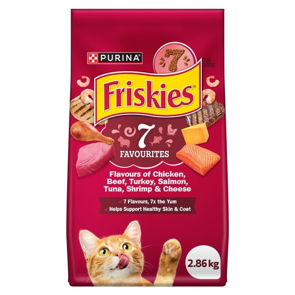 Friskies 7 Nourriture Sèche pour Chats 2.86kg
