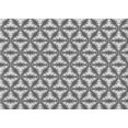 thumbnail image 1 of Ahgly Tapis Rectangulaire Lavable en Machine Intérieur Transitionnel Gris Cendré, 2 Pieds x 5 Pieds, 1 of 7