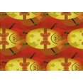 thumbnail image 1 of Ahgly Company Tapis Rectangulaire Lavable en Machine Intérieur Transitionnel Néon Rouge, 3 Pieds x 5 Pieds, 1 of 7