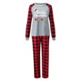 thumbnail image 2 of Pyjamas de Noël Assortis pour la Famille Noël en Famille 2024 Chandail à Manches Longues Imprimé de Noël Décontracté à Col Rond avec Capuchon pour Femmes Pyjamas de Noël pour Femmes Blanc Maman Taille:S, 2 of 4