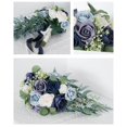 thumbnail image 4 of ziyahi Elegant Wedding Bouquets for Bride Waterfall Shape Handmade Decor Blue, 4 of 9