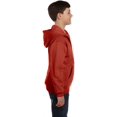 thumbnail image 4 of Hanes Comfortblend EcoSmart Chandail à Capuchon à Fermeture Éclair Intégrale pour Enfants, G, Rouge Foncé, 4 of 4