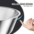 thumbnail image 4 of Ensemble de Buffet de Luxe 5 L en Acier Inoxydable Doré – Ensemble de 2 Réchauds Ronds pour Aliments avec Couvercles en Verre Trempé, Chauffage à l'Alcool Amovible, Ustensiles Inclus – Approprié pour Fêtes, Mariages, 4 of 7