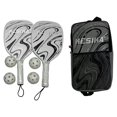 thumbnail image 2 of relayinert Pickleball Racket Set 4 Balls and Green Racquets Bag Grip Pickleball Comfort Carry Black 41.5x20.5cm, 2 of 6