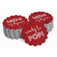 thumbnail image 2 of Inkdotpot 50 Pack Real Silver Foil Paper Tags Ready To Pop Baby Shower Favor Hang Tags, 2 of 6