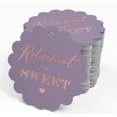 thumbnail image 4 of Inkdotpot Retirement Is Sweet Text Bottle Tag Real Rose Gold Foil Favor Hang Tags Pack Of 50, 4 of 6