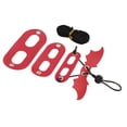 thumbnail image 3 of Small Reptiles Animals Harness Adjustable Bearded Dragon Leash for Outdoor WalkingRed Red Wings, 3 of 14