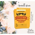 thumbnail image 5 of Darling Souvenir Orange Birthday Invitation Card 28 Pcs Fill or Write In Blank Invites Printable Party Supplies 5 x 7 Inches, 5 of 5
