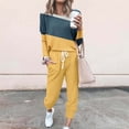 thumbnail image 1 of Wolfast Ensembles Courts Assortis pour Femmes Mode Ample Manches Longues Ensemble Décontracté, 1 of 9