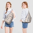 thumbnail image 3 of Pet Lover's Vintage Cat Sling Bag - Floral Cat Design Shoulder Backpack (Organized Multi-Pocket, Stylish & Functional), 3 of 4