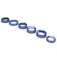 thumbnail image 3 of Sonew Climate Control Knob Ring,AC Button Trim,6PCS AC Audio Headlight Button Covers Blue Short Type Replacement For Ford F‑150 4‑Wheel Drive Trailer 2018‑2020, 3 of 8