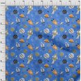 thumbnail image 4 of oneOone Cotton Flex Medium Blue Fabric Galaxy Fabric For Sewing Printed Craft Fabric By The Yard 40 Inch Wide, 4 of 4