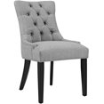 thumbnail image 2 of Modway Regent 20.5" Tufted Fabric & Solid Wood Dining Chair, Light Gray, 2 of 5