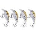 thumbnail image 3 of 4 Pcs Leurre Roche à Manivelle en Plastique Simulé Artificiel pour Minnow Accessoire de Pêche2#, 3 of 14