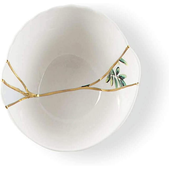 Seletti Bol Kintsugi en Porcelaine et 24 Carats d'Or mod 2
