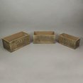 thumbnail image 2 of Set of 3 Rustic and Decorative Wooden Nesting Boxes Engraved with Thyme, Rosemary, and Sage - Perfect for Farmhouse-Inspired Charm in the Kitchen or Bathroom, 2 of 3