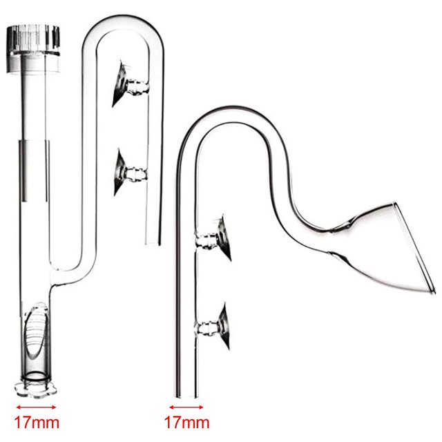 thinsony Tuyau Transparent pour Nénuphar d'Aquarium Entrée Sortie Écumoire Réservoir d'Eau Filtre 17 mm