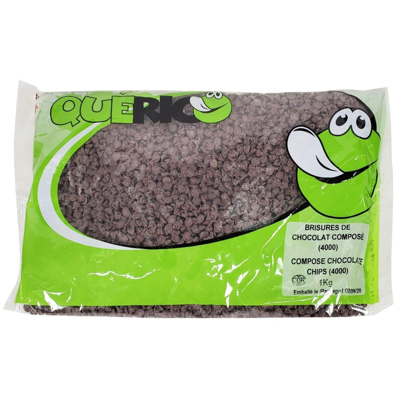 Querio Compound Chocolate Chip - 1kg - 1ct - Perfect for Baking and Snacking (1ct)
