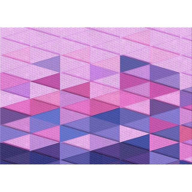 Ahgly Company Machine Washable Indoor Rectangle Transitional Bright Lilac Purple Area Rugs, 4' x 6'