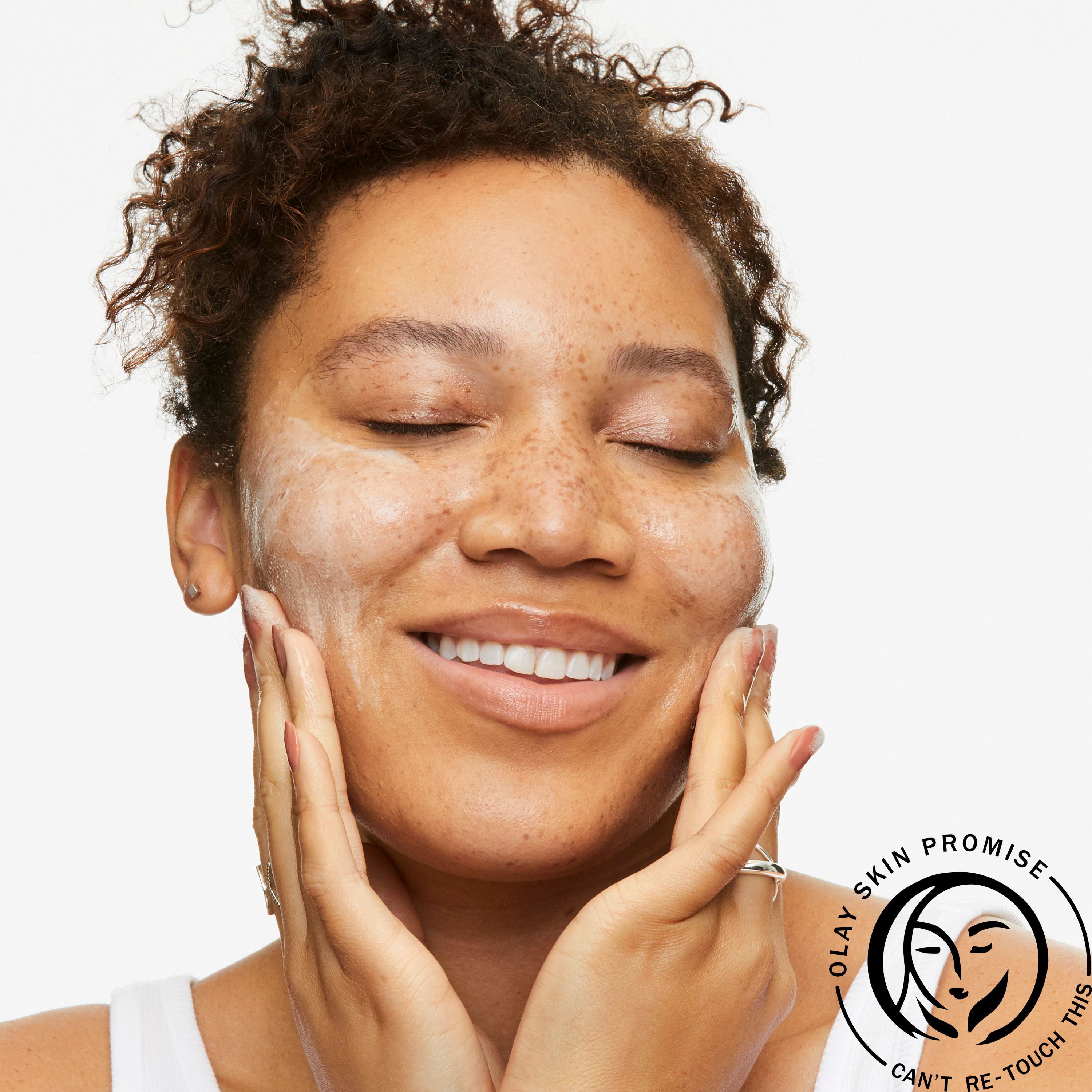 Olay Niacinamide + Peptide 24 Nettoyant pour le Visage, Purifiant, Sans Sulfate