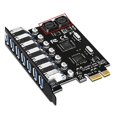 thumbnail image 4 of 7 Ports Pci-e To Usb 3.0 Hub Pci Expansion Card (nec+via Chip), 4 of 5