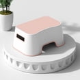 thumbnail image 5 of Mainstays Kids Pink/White Step Stool, 77 lbs Weight Capacity, 5 of 5