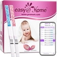 thumbnail image 1 of Easy@Home 50 Bandes de Test d'Ovulation et 20 Bandes de Test de Grossesse Trousse Combinée, (50 LH + 20 HCG), 70 Unités, 1 of 7