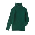 thumbnail image 1 of Toddler Kids Baby Knit Turtleneck Sweater Soft Solid Warm Sweater Crochet Pullover, 1 of 9
