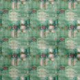 thumbnail image 1 of oneOone Silk Tabby Green Fabric Patchwork Sewing Material Print Fabric By The Yard 42 Inch Wide, 1 of 4