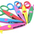 thumbnail image 1 of 6 Colorful Decorative Paper Edge Scissor Set, Scrapbooking Scissors Art Creative Crafts Scissors Wave Edge Cutters Great for Teachers, Crafts, Kids Design, 1 of 7