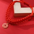 thumbnail image 4 of CBFFDC Adjustable Pet Collar Chinese Inspired Red Rope Pet Collar Hand Woven Stylish Lucky Comfortable Adjustable Dog Collar, 4 of 7