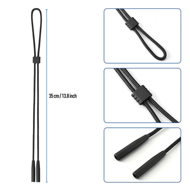 fheaev Glasses Frame Strap - Sunglasses Strap - Reading Glasses Rope - Glasses Frame Around The Neck - Glasses Rope Tie Fastener