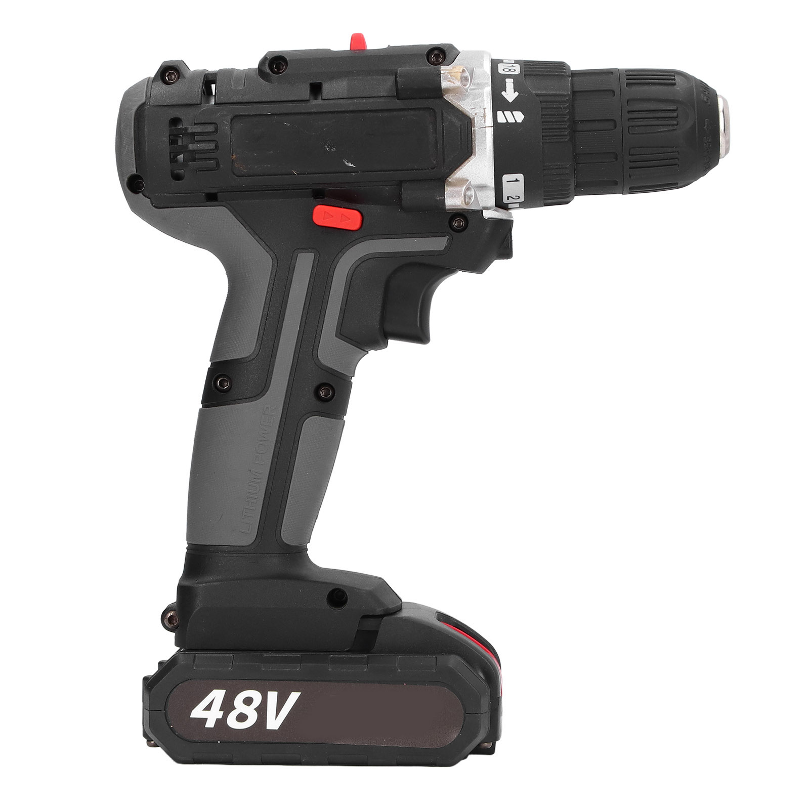 Cordless Drill Set, Brushless Electric Screwdriver with LED Light and Variable Speed Control, 2 Batteries Included, for Wood Aluminum Steel Drilling