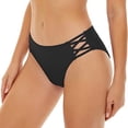 thumbnail image 3 of B91xZ Bas de Bikini pour Femme String Maillot de Bain, Noir P, 3 of 4