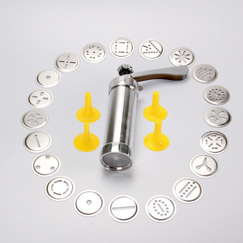 25 Pcs Machine à Presser en Alliage d'Aluminium, Pompe pour Biscuits, Motif Multiple, Fabricant de Biscuits, Moule à Biscuits