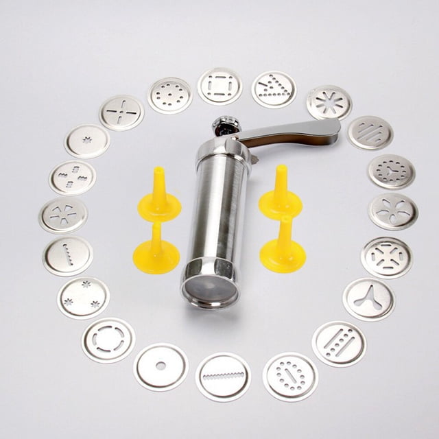 25 Pcs Machine à Presser en Alliage d'Aluminium, Pompe pour Biscuits, Motif Multiple, Fabricant de Biscuits, Moule à Biscuits