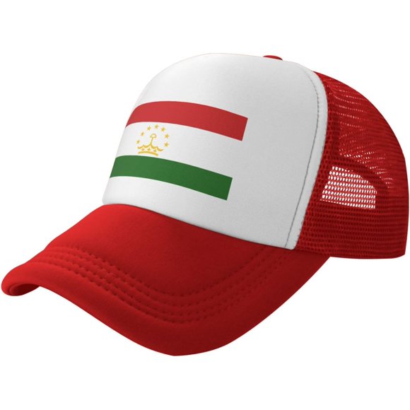 Flag of Tajikistan Mesh Back Trucker Cap Baseball Cap