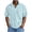Sky Blue, variant on QIUOMBBP Big and Tall Polos Shirts for Men Summer Loose Fit Lightweight Business Casual Tshirt Button Lapel Collared Solid Short Sleeve Tee Black XXXXL