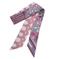 thumbnail image 1 of Multicolor Scarf Fashion Ladies Ribbon Bag Hat Headband Tied Handle Small Ribbon Scarf, 1 of 2