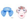 thumbnail image 2 of simhoa 1 Set Face Painting Stencils Reusable Facial Makeup Templates Fesetival 06, 2 of 5